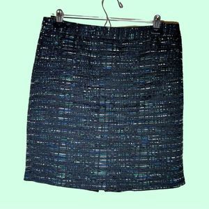 Anne Taylor Loft petite women's skirt mini size 10 back slit business casual